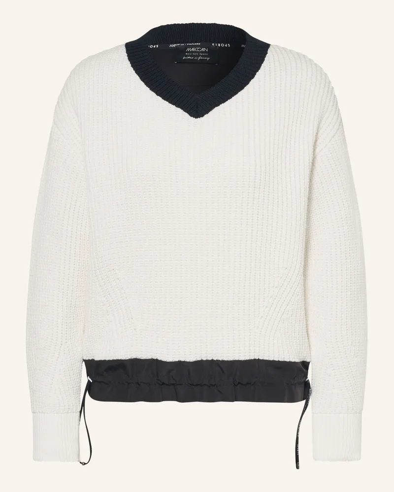 Marc Cain Pullover Im Materialmix schwarz 190