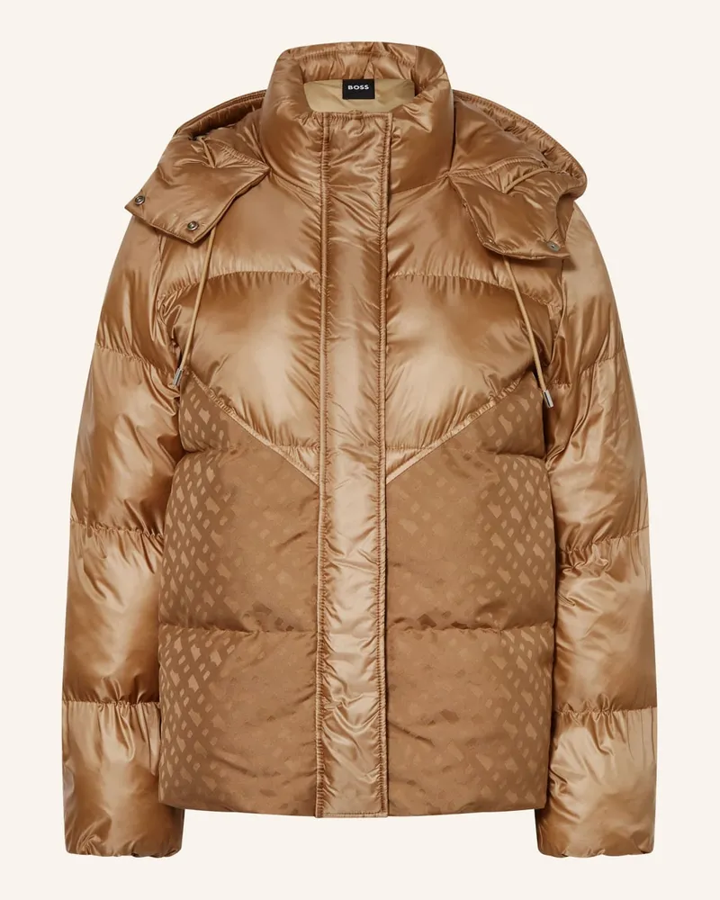 HUGO BOSS Steppjacke POLLIMINA Beige