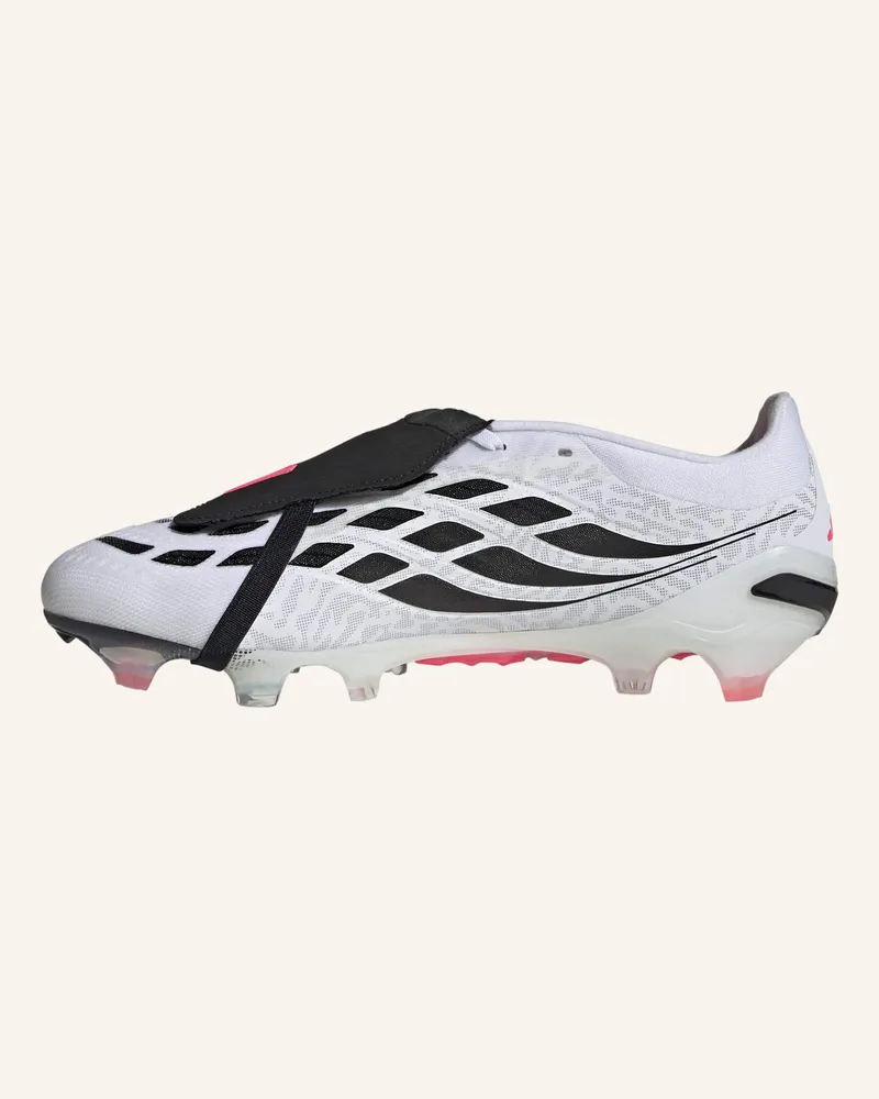adidas Predator Pro Fussballschuh, Feste Böden, Umschlagbare Zunge weiss Weiss