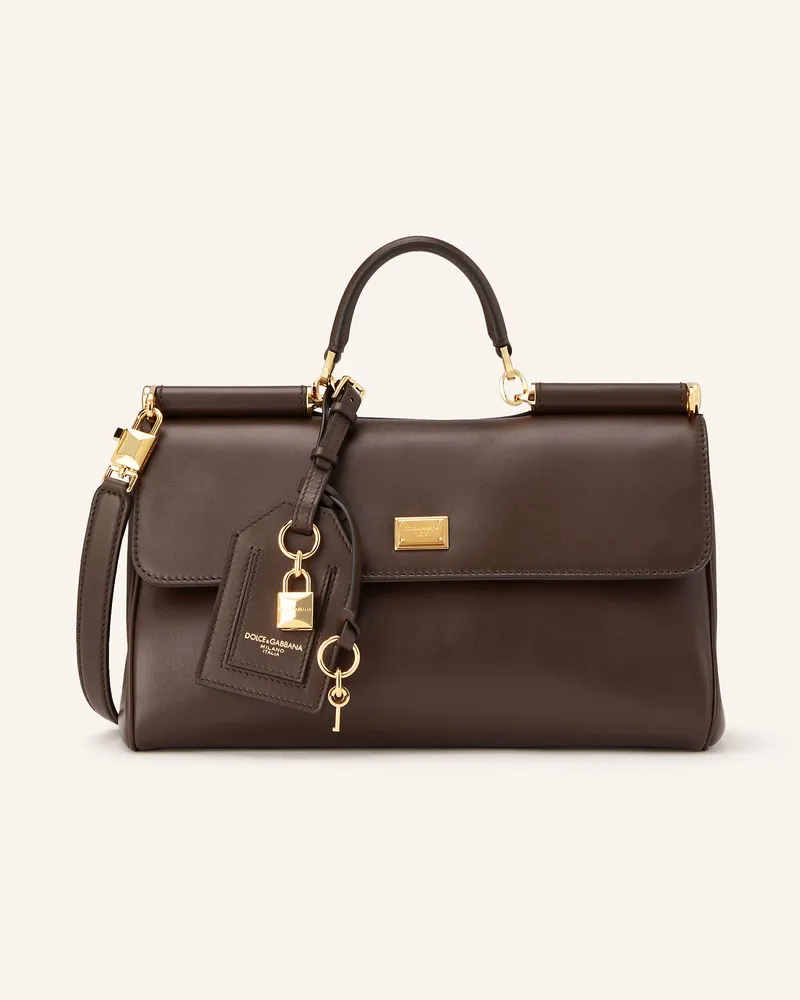 Dolce & Gabbana Handtasche MY SICILY Braun
