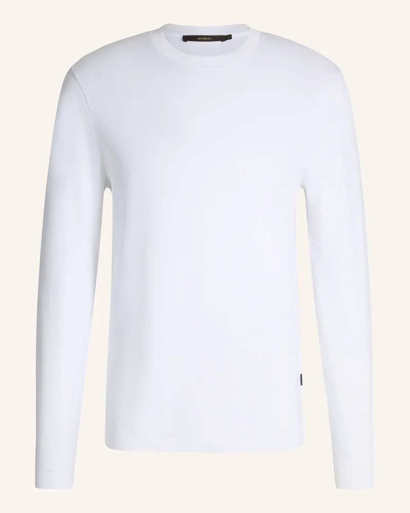 windsor. Longsleeve weiss Weiss