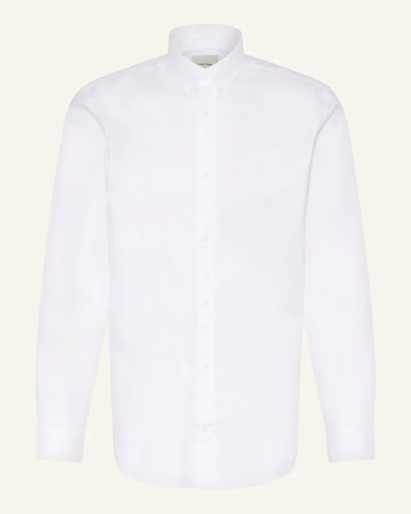 Calvin Klein Hemd Regular Fit Weiss