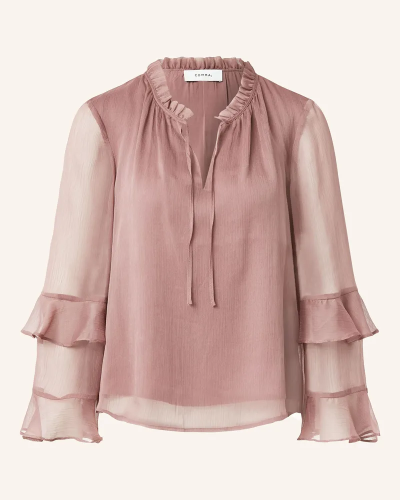 COMMA Blusenshirt Altrosa