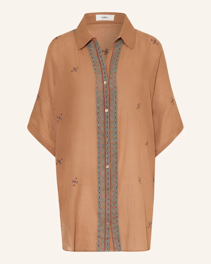 ba&sh Bluse Daela beige Braun