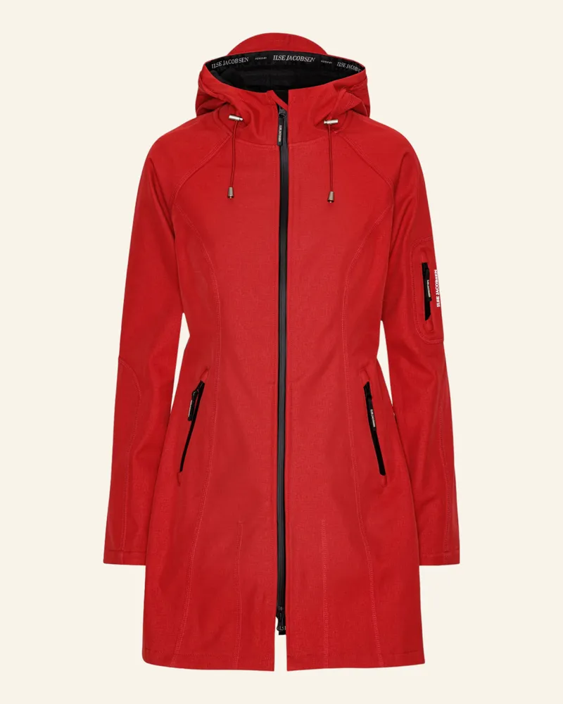 Ilse Jacobsen Softshell-Mantel Rot