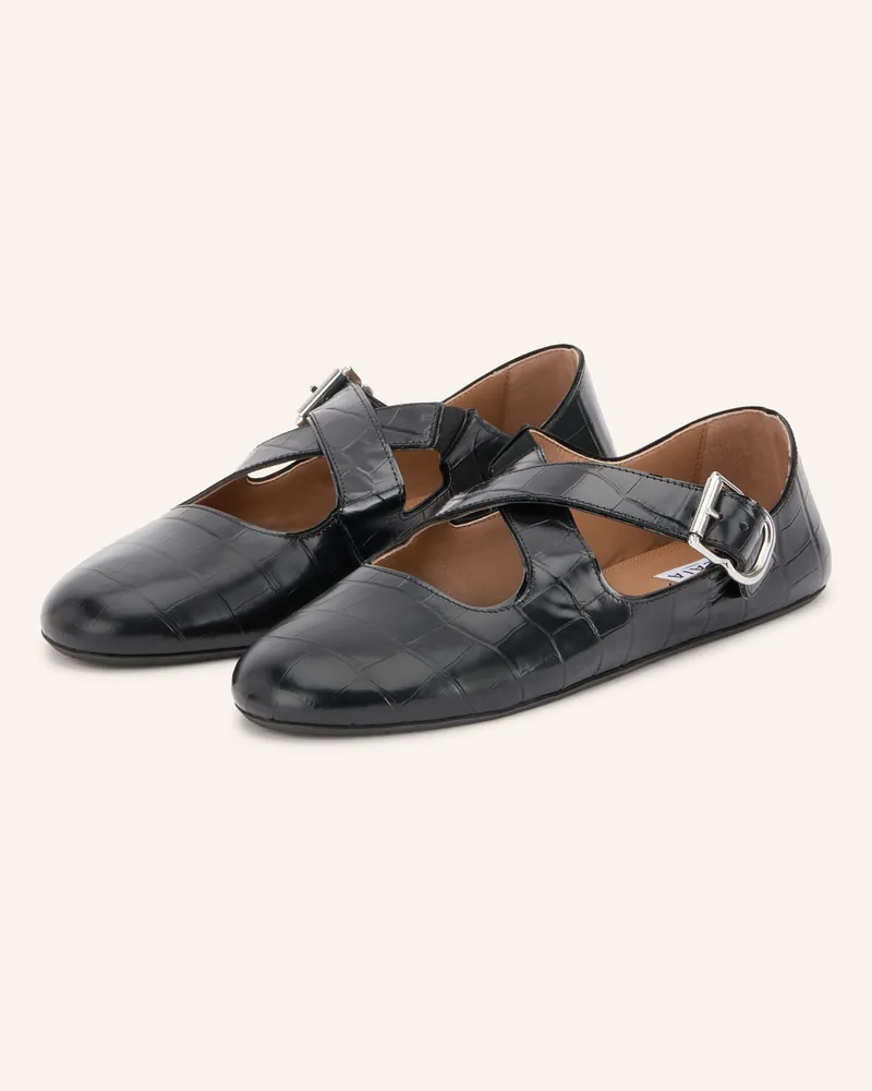 Alaïa Ballerinas schwarz Schwarz
