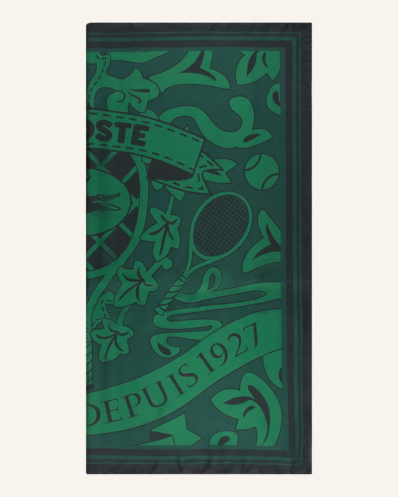 Lacoste Seidentuch Dunkelgrün