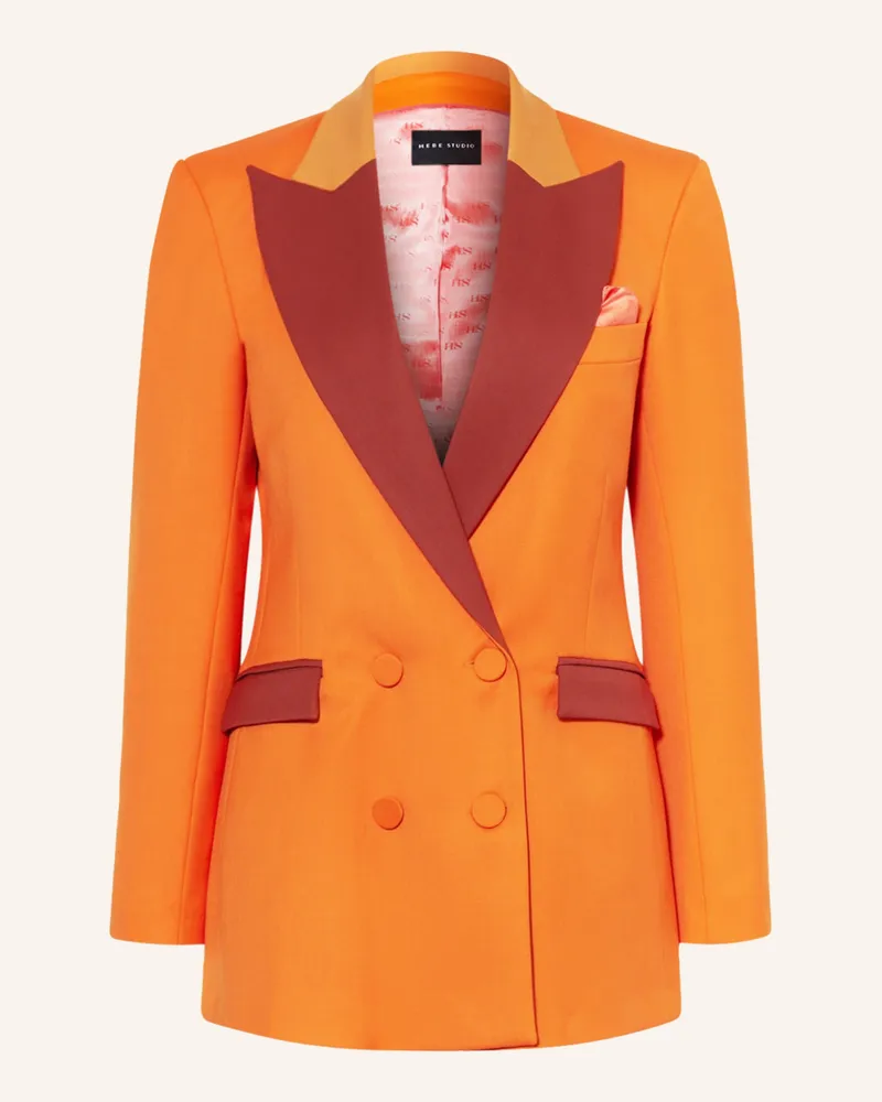 Hebe Studio Blazer Bianca orange Orange