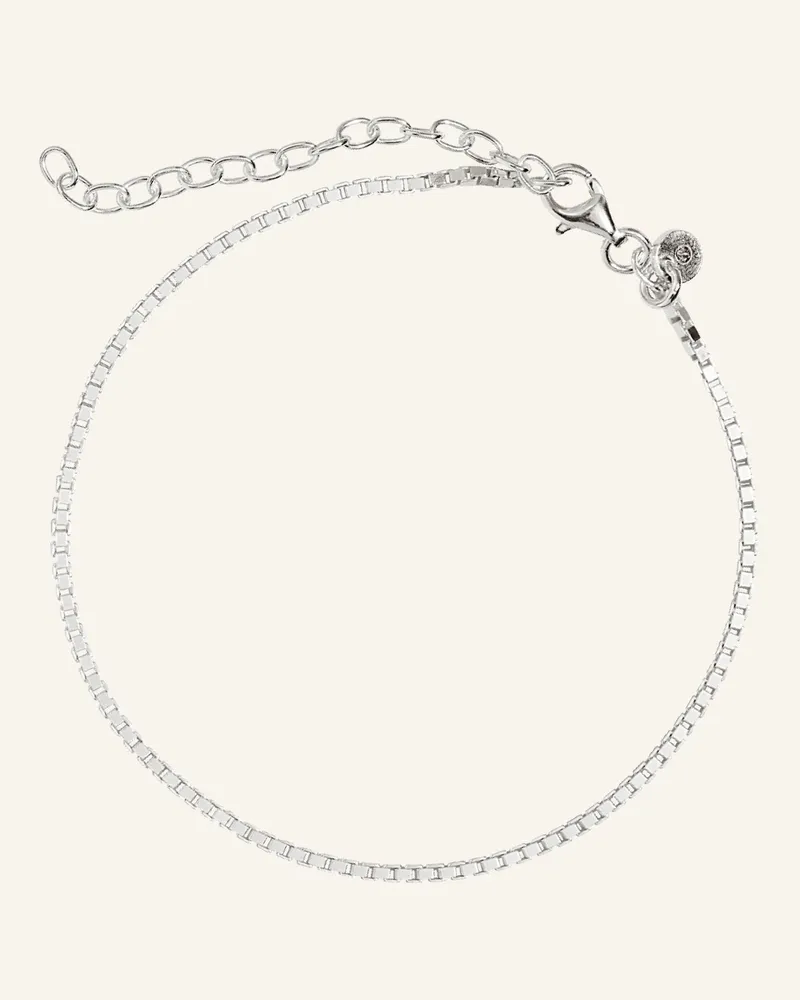 POMPIDOU Armband BOX CHAIN by GLAMBOU Silber