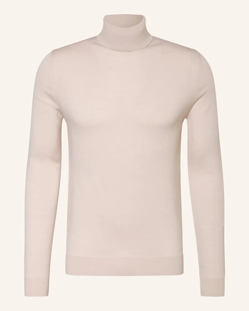 Reiss Rollkragenpullover CAINE aus Merinowolle Beige
