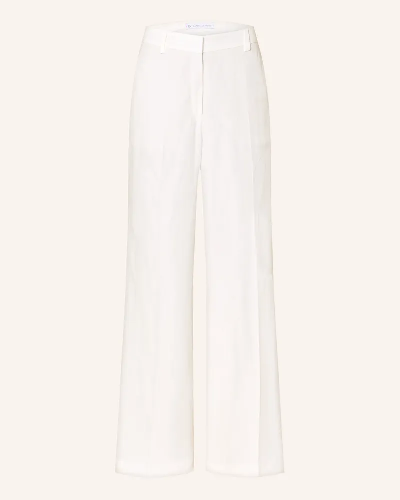 RAFFAELLO ROSSI  Marlenehose Milara Mit Leinen weiss Weiss