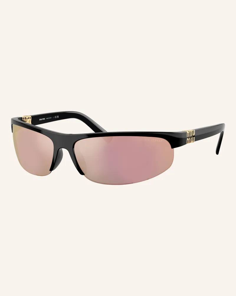 Miu Miu Sonnenbrille Mu a02sf schwarz Schwarz