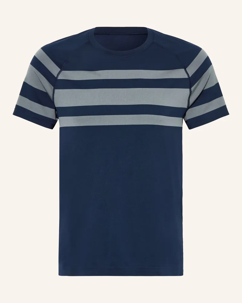 LULULEMON T-Shirt Mental Vent Tech blau Dunkelblau