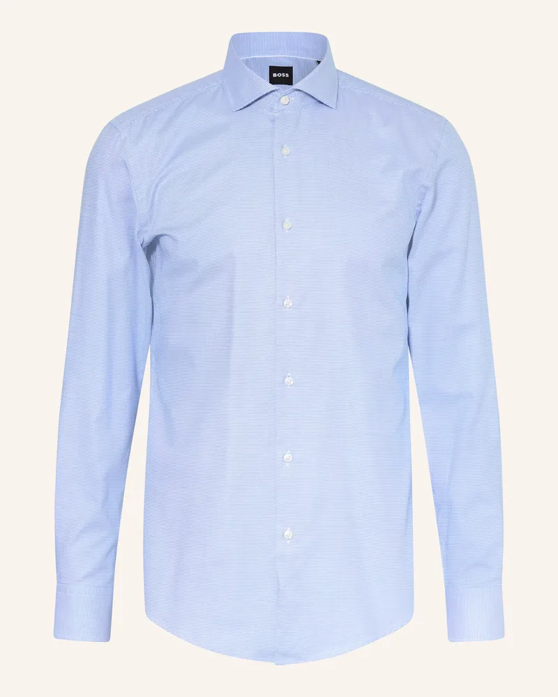 HUGO BOSS Hemd HANK Slim Fit Blau
