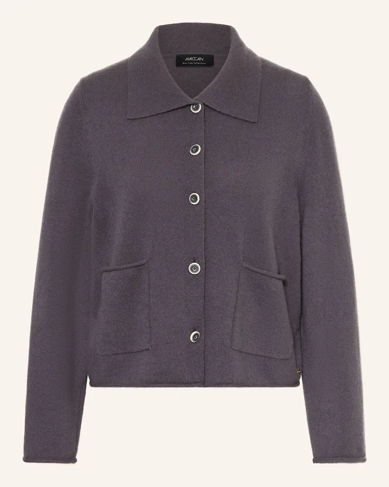 Marc Cain Strickjacke Aus Cashmere blau 382