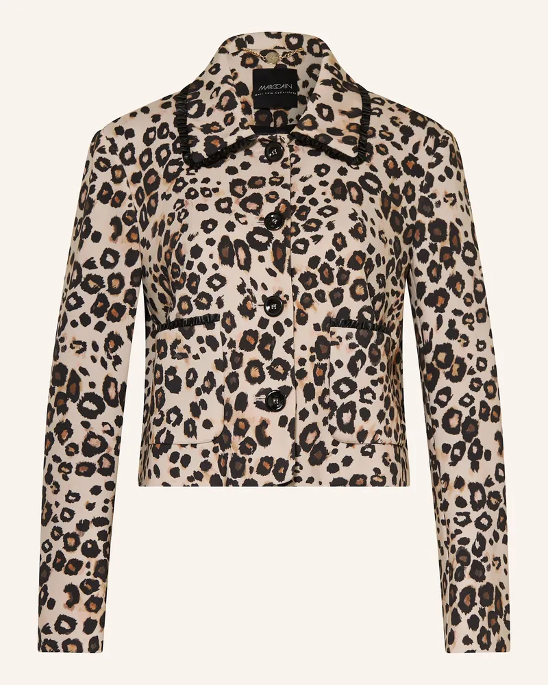 Marc Cain Kastenjacke Mit Rüschen beige 606