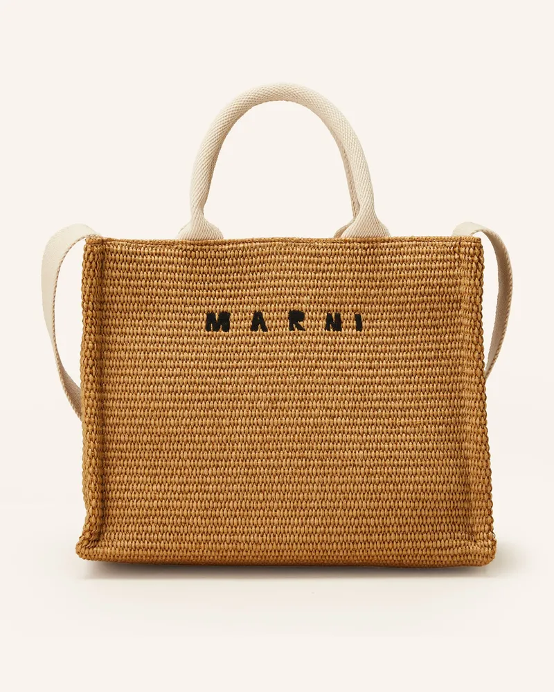Marni Shopper BASKET SMALL Hellbraun