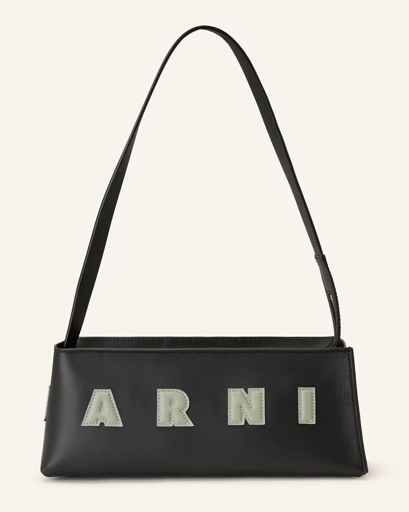Marni Schultertasche Museo schwarz Schwarz