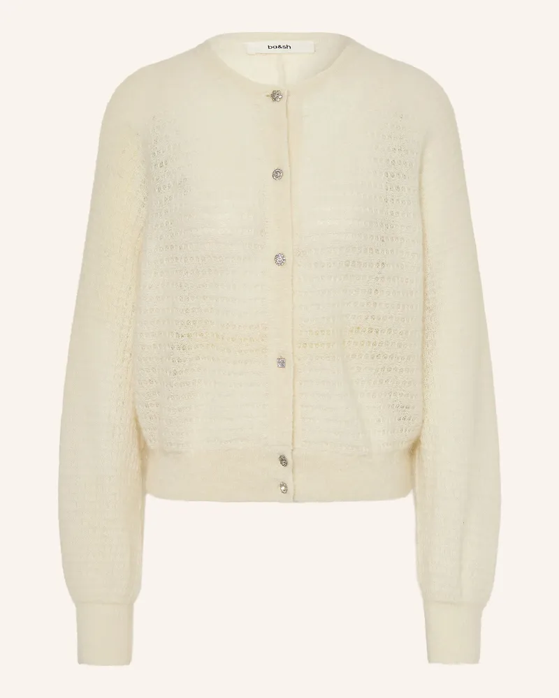 ba&sh Strickjacke Isolar Mit Alpaka Und Mohair weiss Weiss