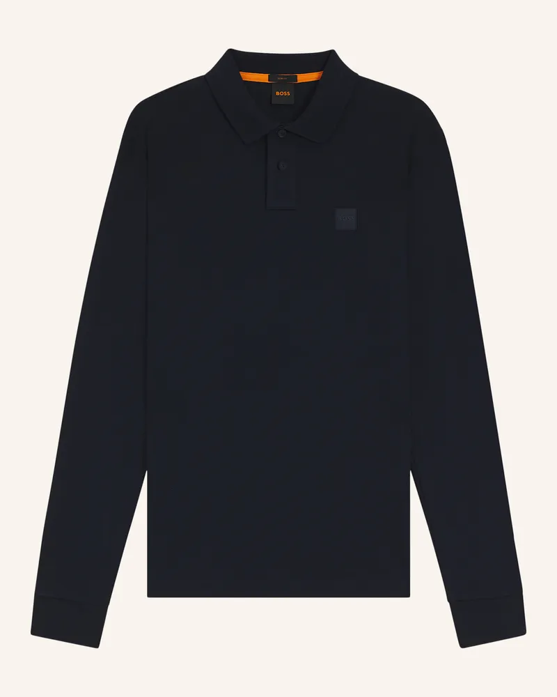 HUGO BOSS Piqué-Poloshirt PASSERBY Slim Fit Dunkelblau
