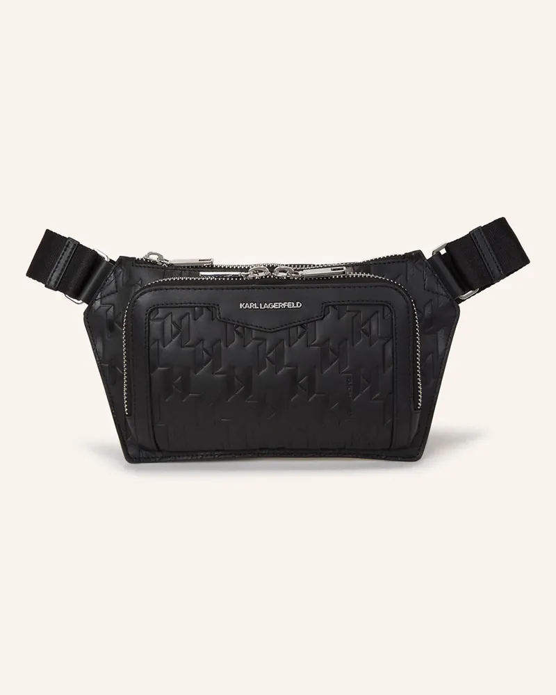 Karl Lagerfeld Gürteltasche schwarz Schwarz