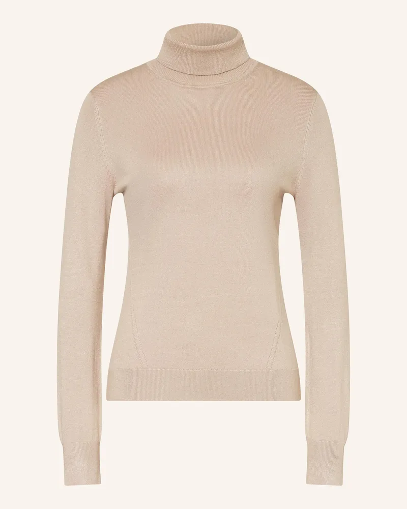 COMMA Rollkragenpullover Beige