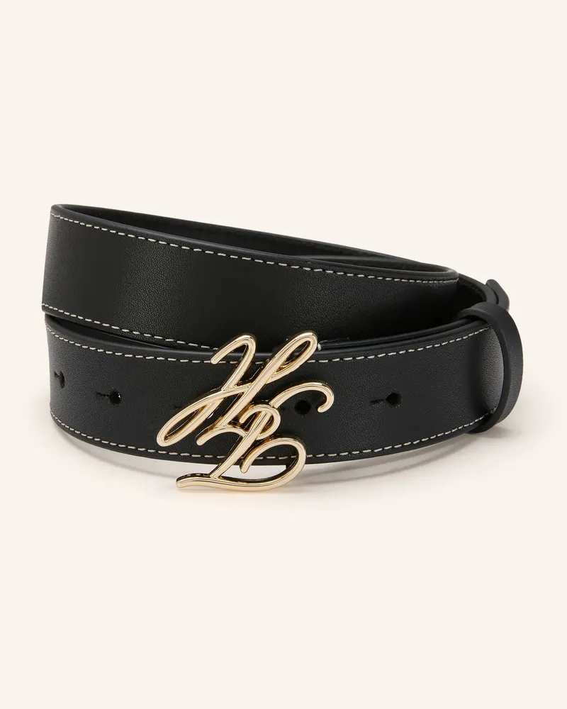 Tommy Hilfiger Ledergürtel schwarz Schwarz