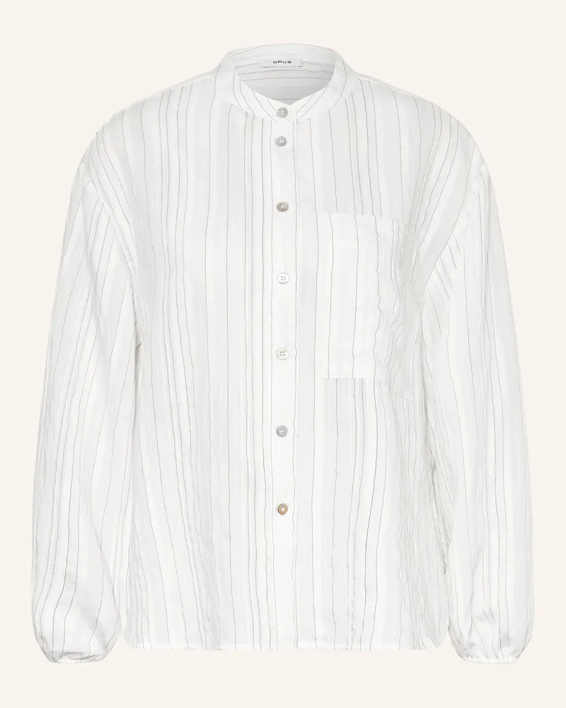 OPUS Bluse Flaria weiss Ecru