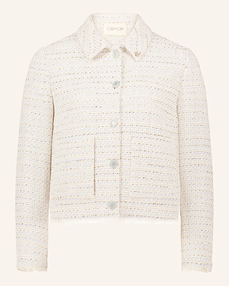 Cartoon Tweed-Jacke Ecru