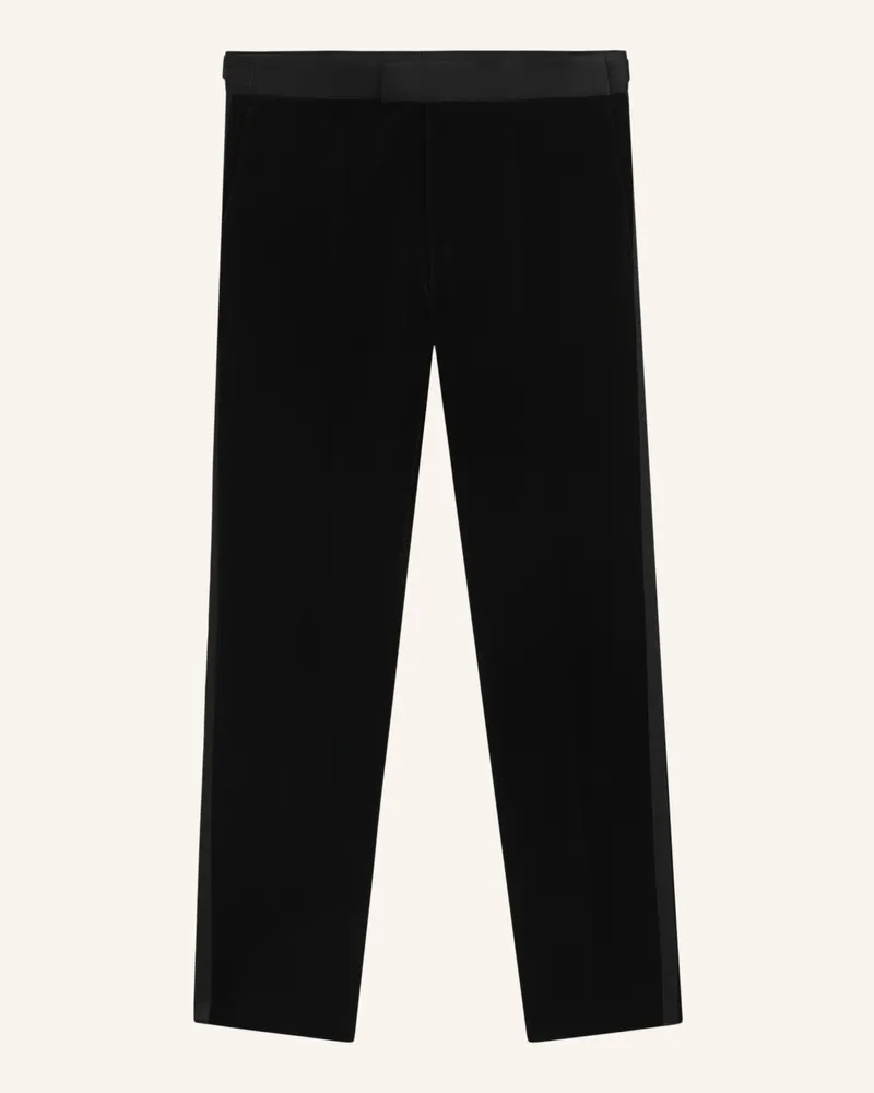 HUGO BOSS Business Hose H-GENIUS-TUX-244 Slim Fit Schwarz