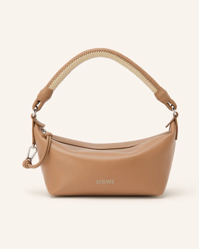 Loewe Schultertasche Cala Mini braun Hellbraun