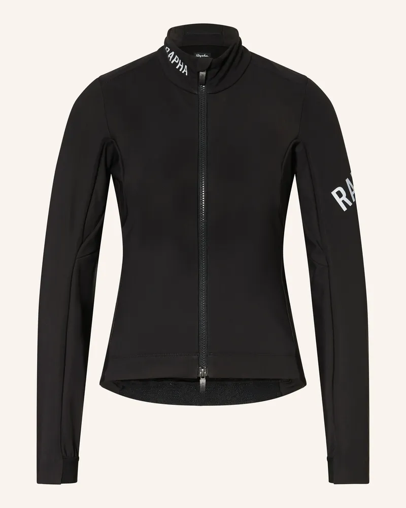 Rapha Softshell-Radjacke Pro Team Shdow Winter schwarz Schwarz
