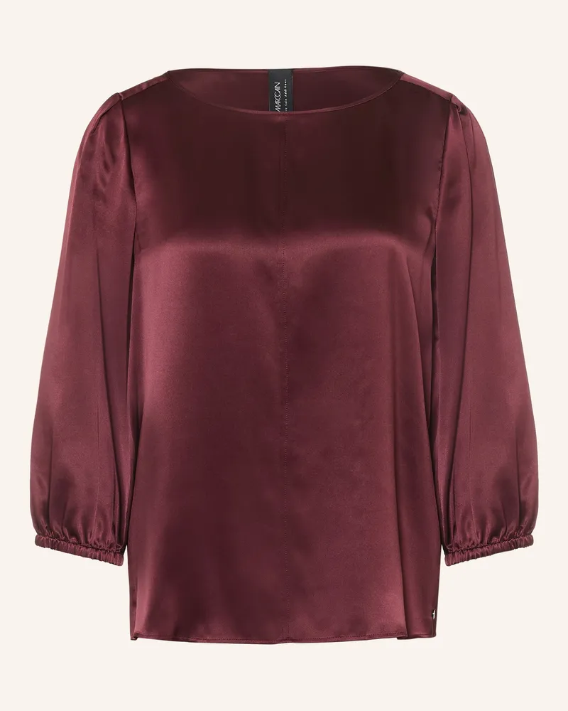 Marc Cain Blusenshirt Aus Seide Mit 3/4-Arm rot 296