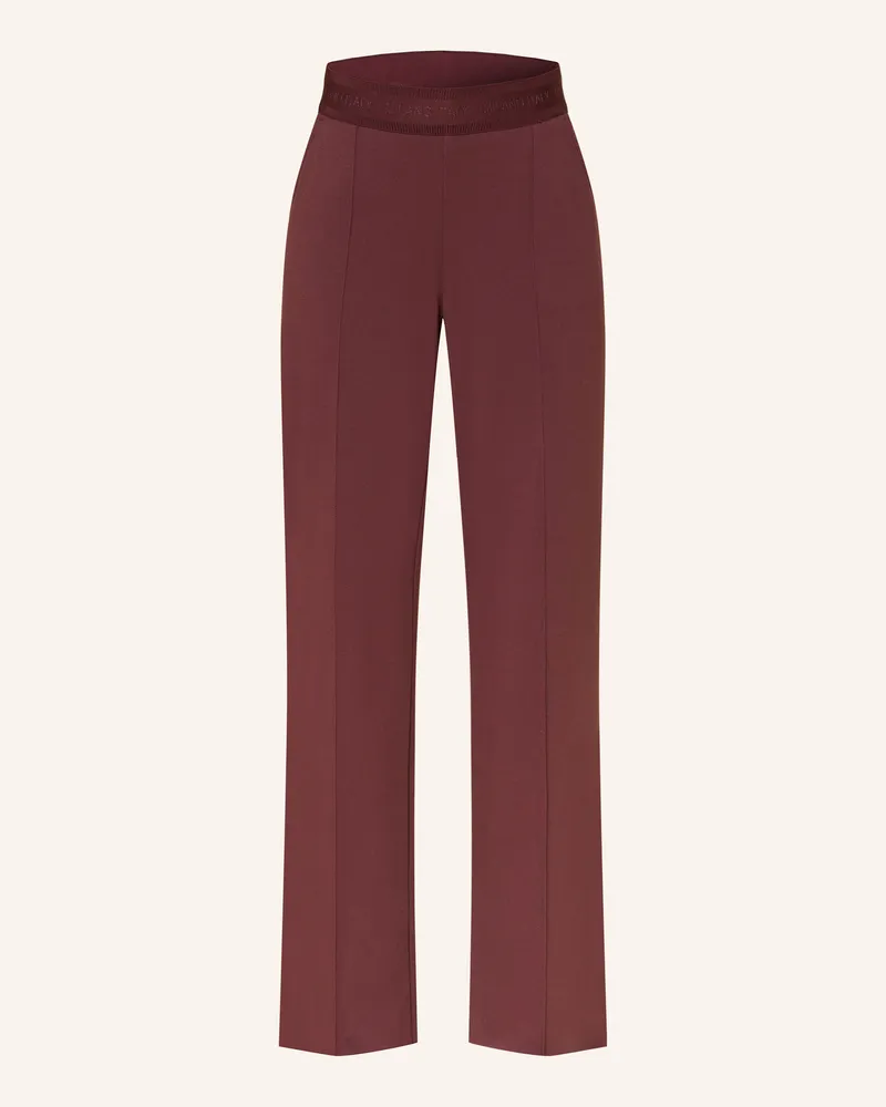 Milano Italy Hose im Jogging-Stil Dunkelrot