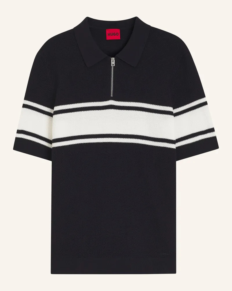 HUGO BOSS Pullover Sholton Regular Fit blau Dunkelblau