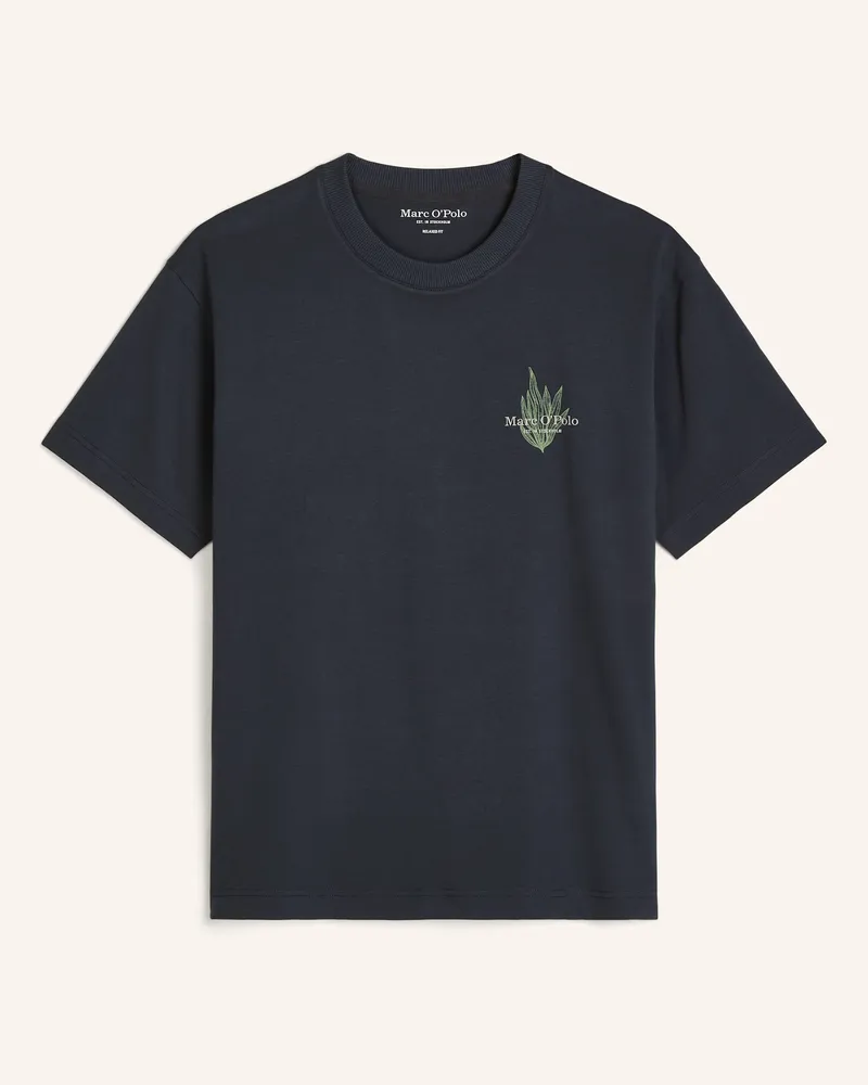 Marc O'Polo T-Shirt blau Dunkelblau