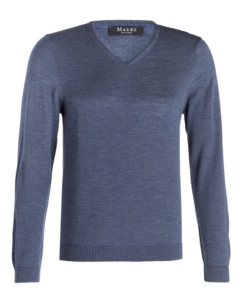 Maerz Pullover blau Blau