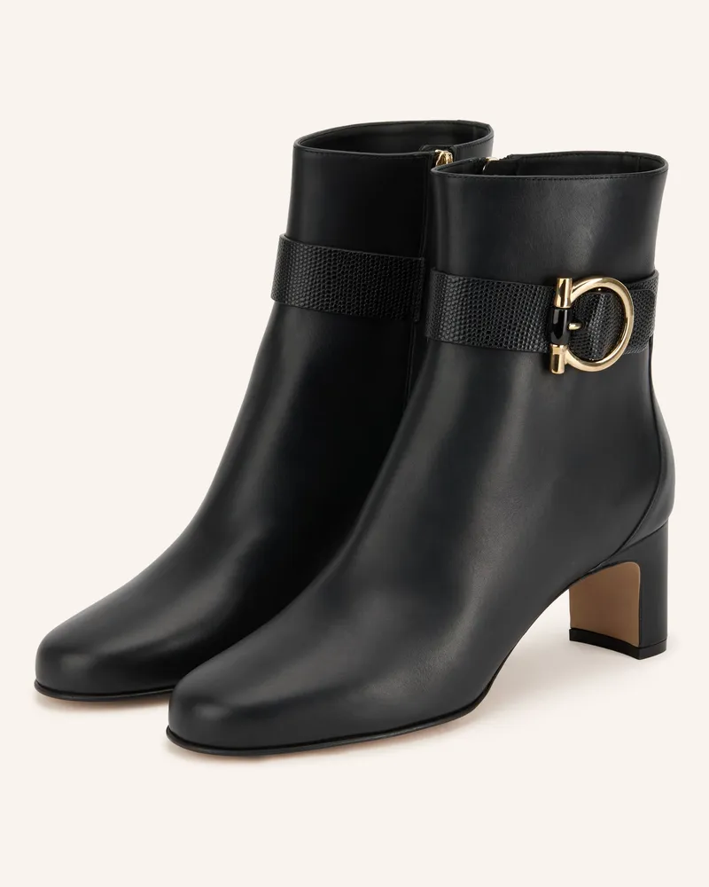 Ferragamo Stiefeletten Jamie schwarz Schwarz