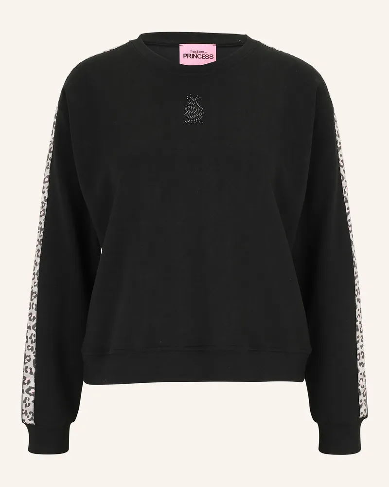 Frogbox Sweatshirt schwarz Schwarz