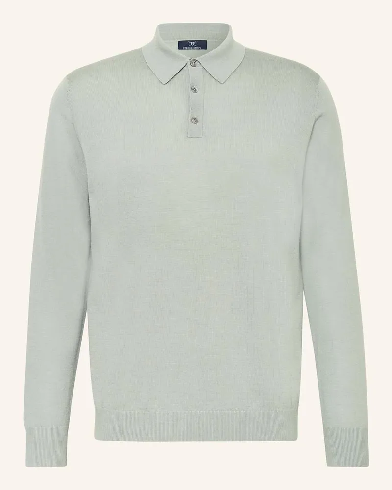 Strokesman's Strick-Poloshirt Gruen
