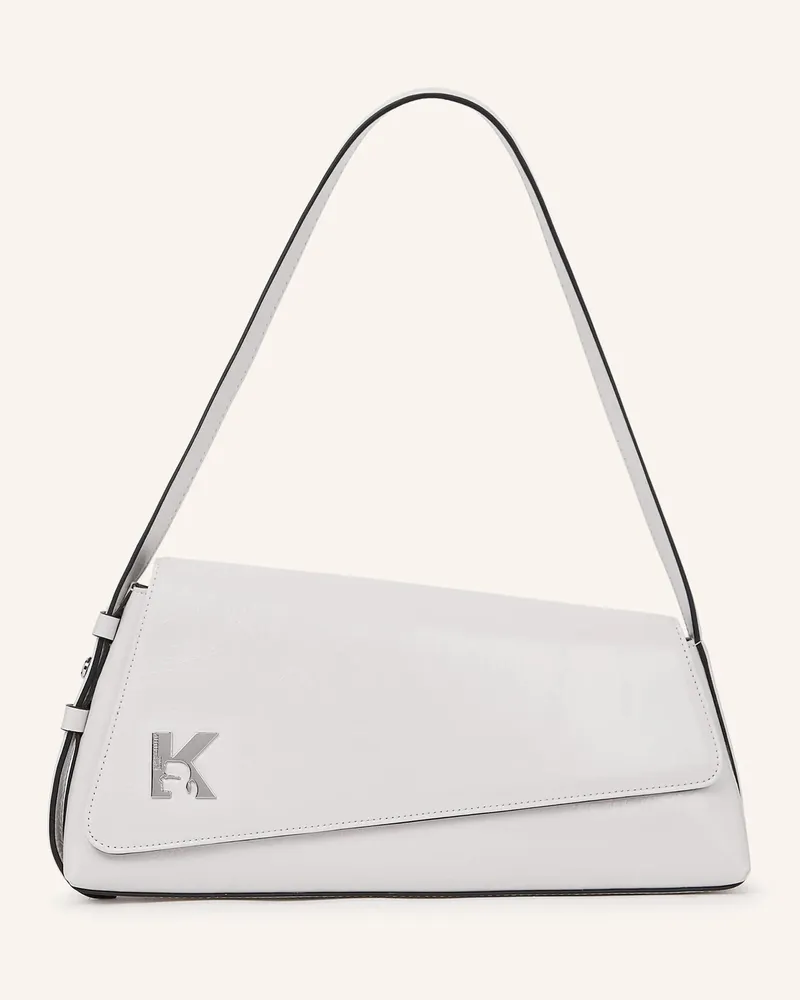 Karl Lagerfeld Schultertasche Weiss
