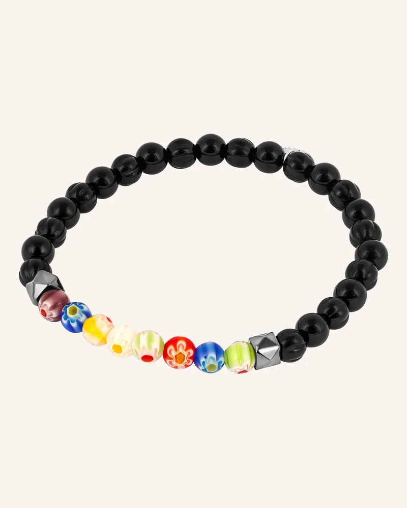 Tateossian Armband MILLEFIORI SEMI-PRECIOUS Schwarz
