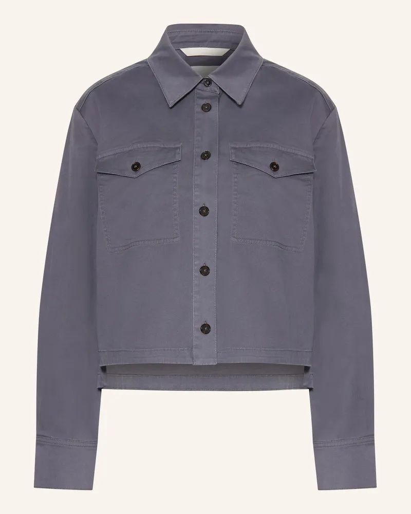 Marc O'Polo Overshirt blau Blaugrau