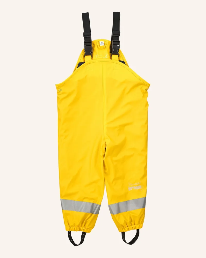 Sterntaler Regenträgerhose gefüttert Gelb