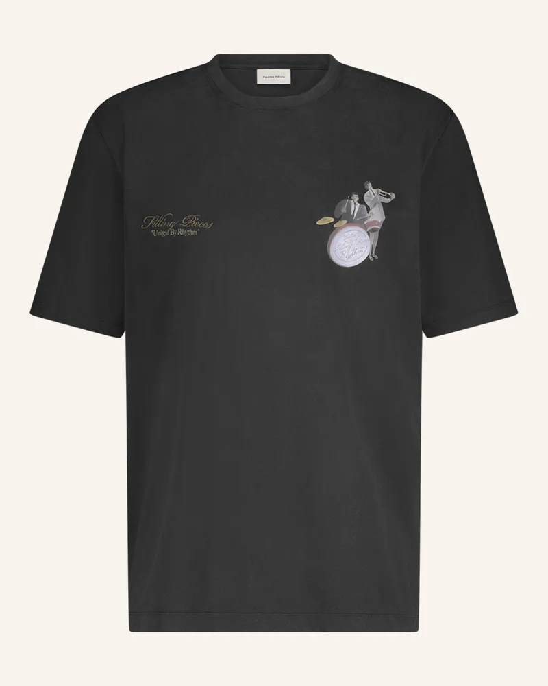 Filling Pieces T-shirt Band Dunkelgrau