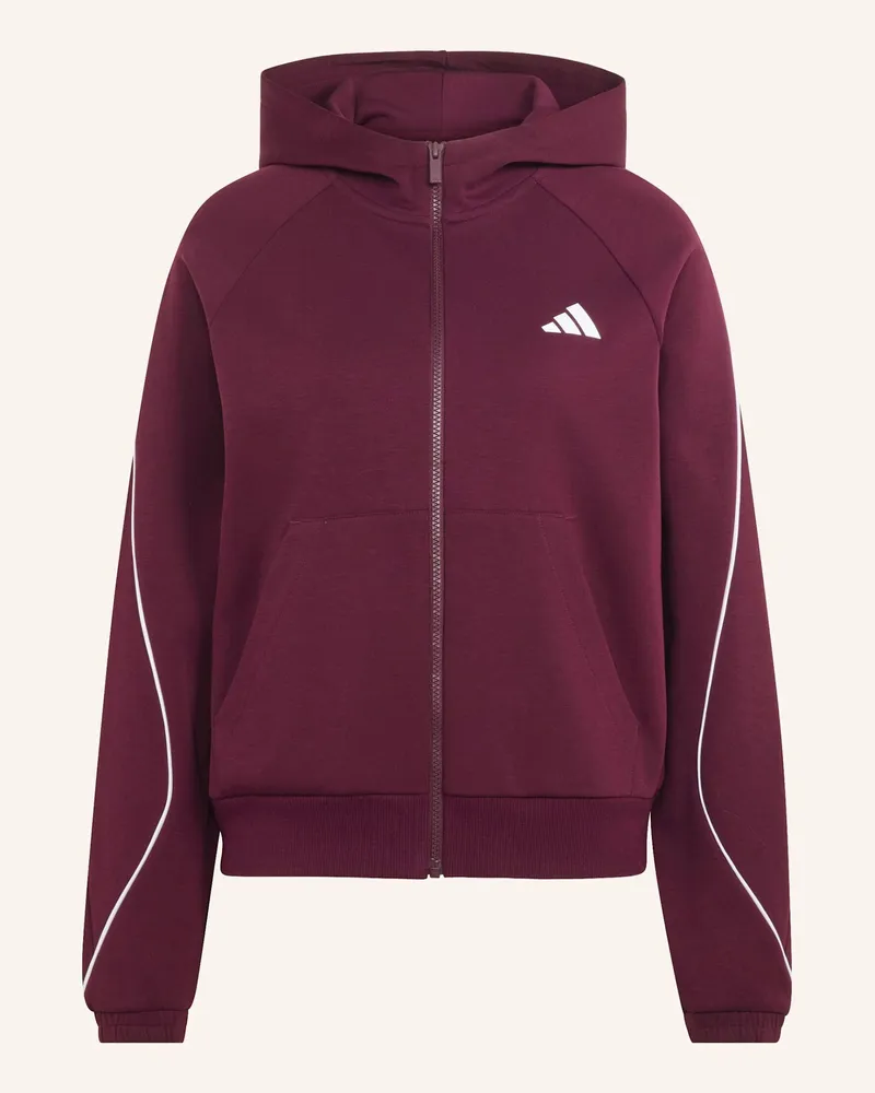 adidas Stadium Small Logo Kapuzenjacke rot Rot
