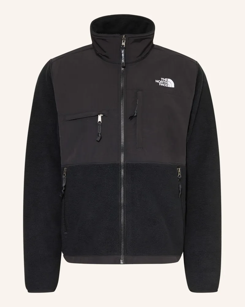 The North Face Fleecejacke Denali Im Materialmix schwarz Schwarz