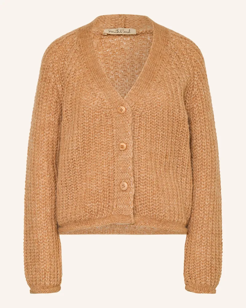 Smith & Soul Strickjacke braun Hellbraun