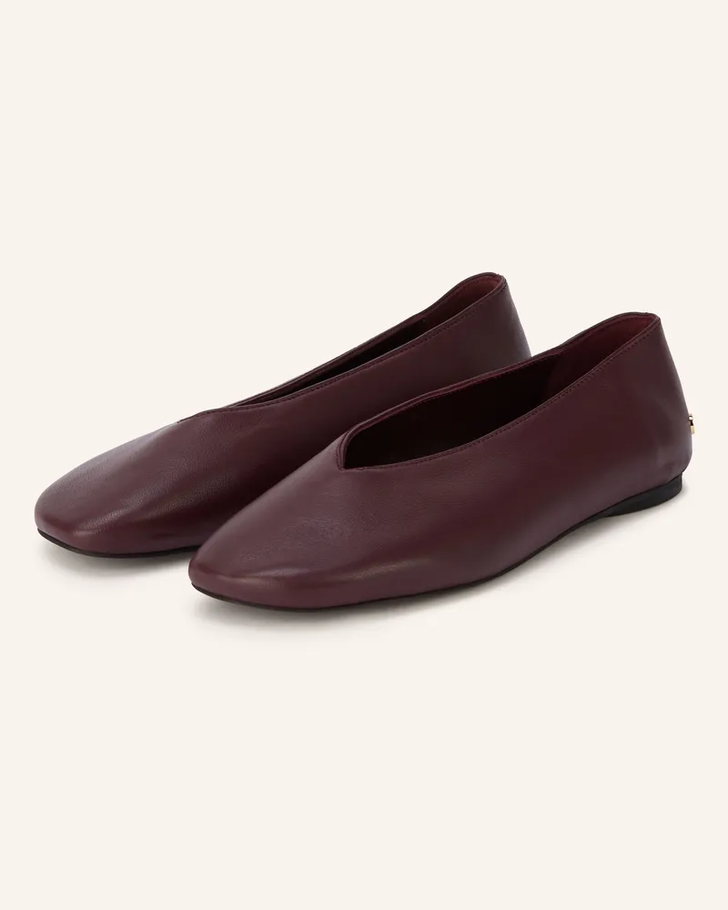 Anine Bing Ballerinas Ana rot Dunkelrot