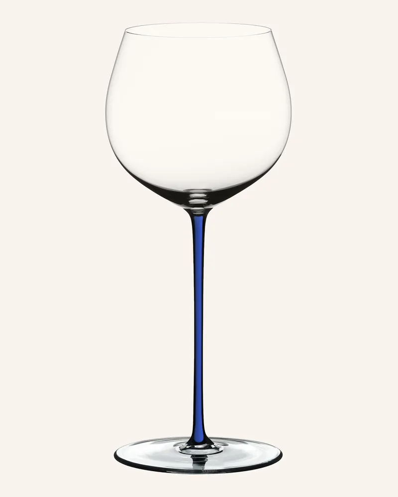 Riedel Weinglas Fatto A Mano By Riedel blau Weiss